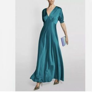 DVF Avianna Satin Maxi Dress